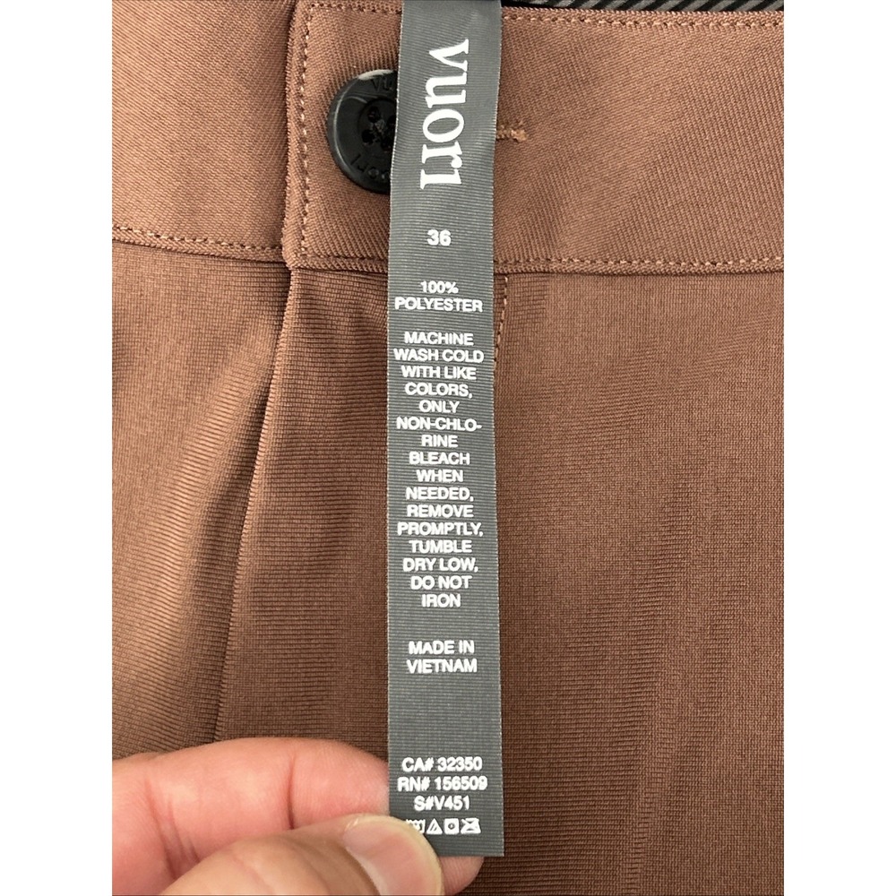 Vuori Meta Cargo Pants Mens 36 Clay Athletic Slim Fit V451 Stretch Jogger - Picture 4 of 11